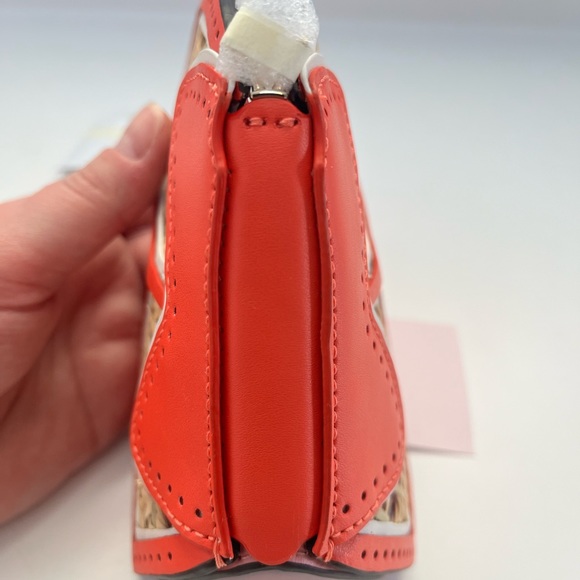 Kate Spade Wing It Wicker Butterfly Coin Purse On A Chain - Picture 5 of 9